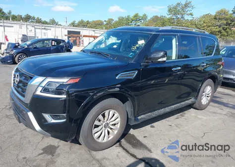2024 Nissan Armada Sv 4Wd из США, поврежденный, VIN JN8AY2AD6R9706980